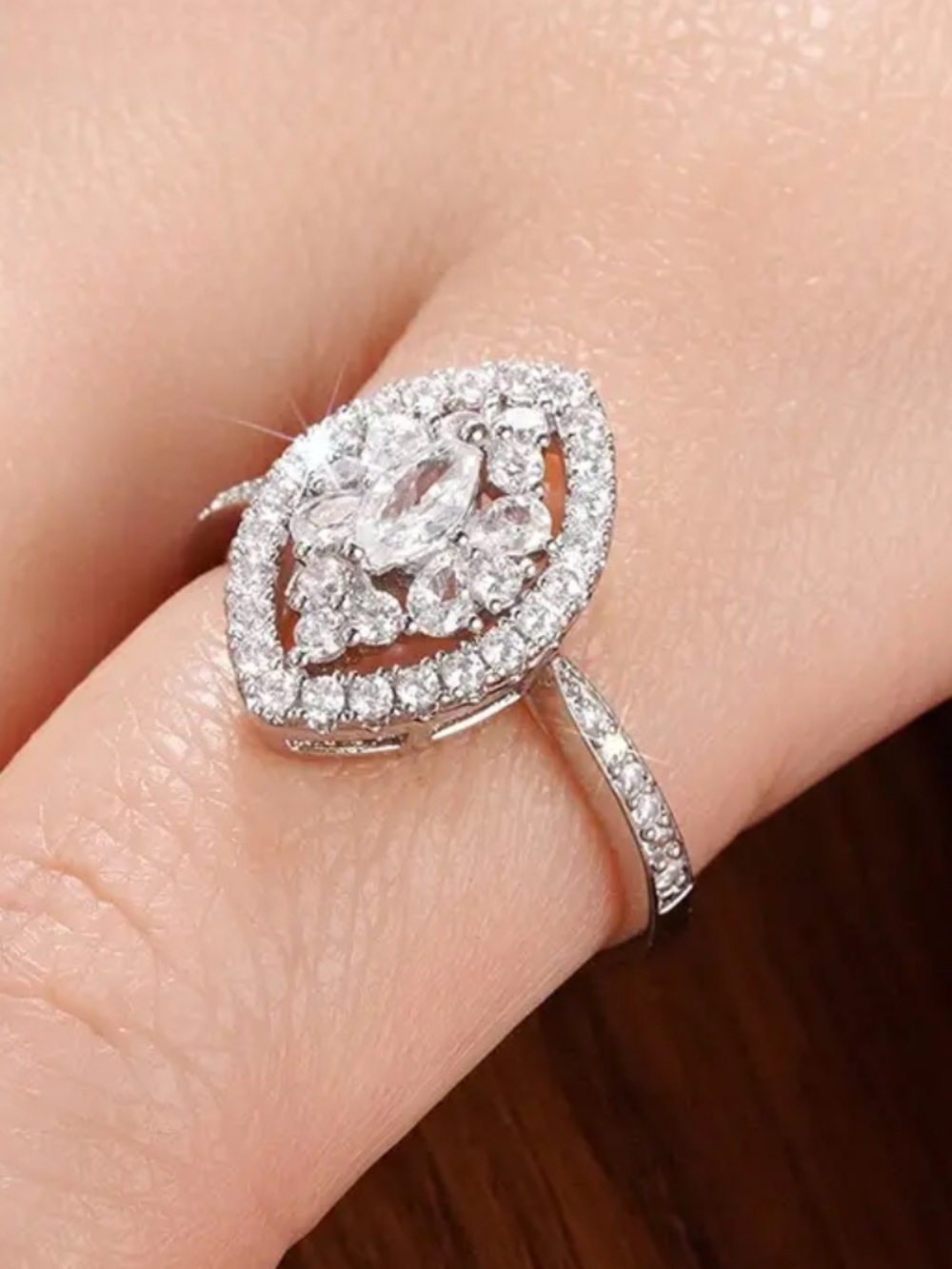 Marquise Engagement/Statement Ring